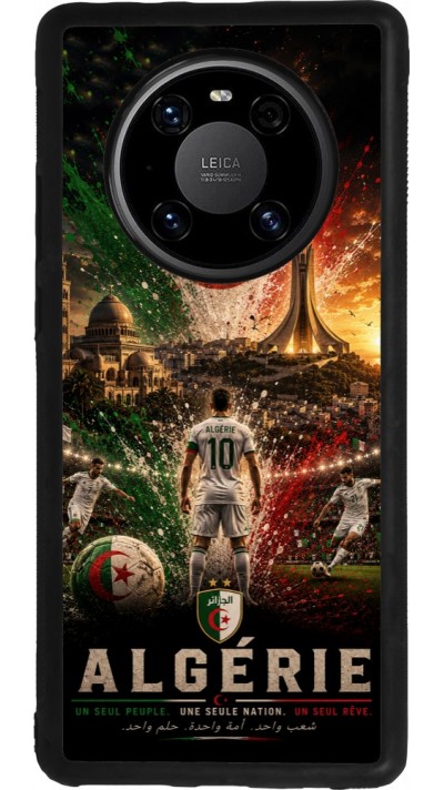 Huawei Mate 40 Pro Case Hülle - Silikon schwarz Fussball Algerien splash 2026