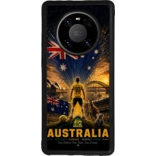 Huawei Mate 40 Pro Case Hülle - Silikon schwarz Fussball Australien splash 2026