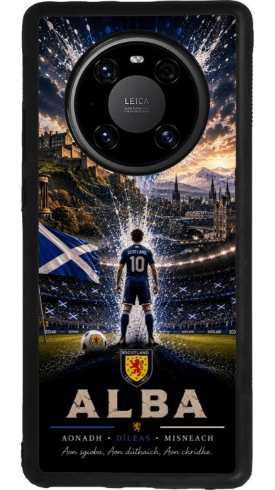 Huawei Mate 40 Pro Case Hülle - Silikon schwarz Fussball Schottland splash 2026
