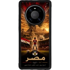 Coque Huawei Mate 40 Pro - Silicone rigide noir Football Égypte splash 2026
