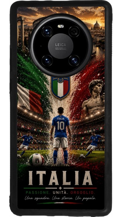Huawei Mate 40 Pro Case Hülle - Silikon schwarz Fussball Italien splash 2026