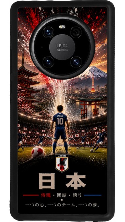 Huawei Mate 40 Pro Case Hülle - Silikon schwarz Fussball Japan splash 2026