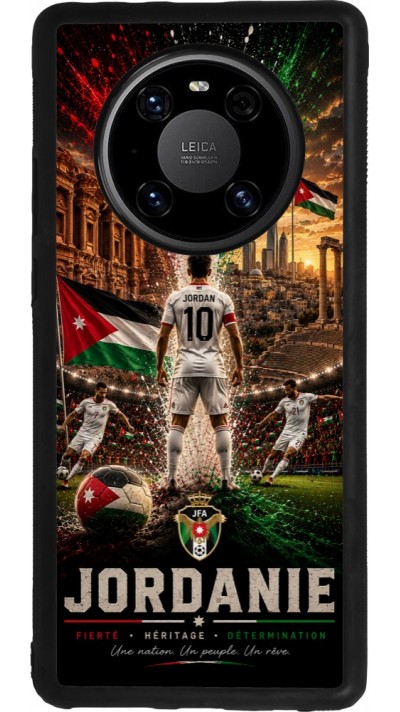 Huawei Mate 40 Pro Case Hülle - Silikon schwarz Fussball Jordanien splash 2026