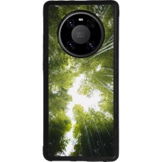 Coque Huawei Mate 40 Pro - Silicone rigide noir Spring 23 forest blue sky