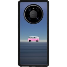 Coque Huawei Mate 40 Pro - Silicone rigide noir Spring 23 pink bus