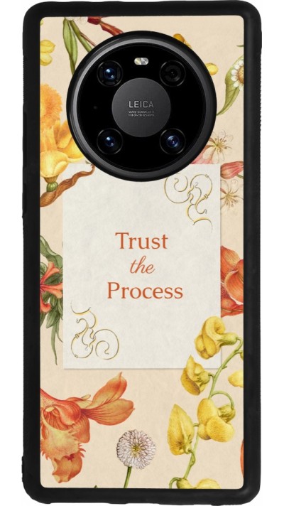 Huawei Mate 40 Pro Case Hülle - Silikon schwarz Trust the process Spring 2026