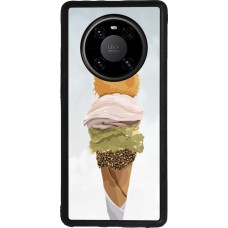 Coque Huawei Mate 40 Pro - Silicone rigide noir Summer 2025 Cornet