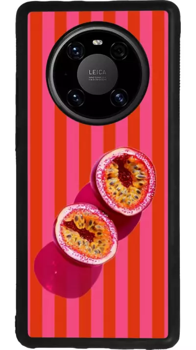 Huawei Mate 40 Pro Case Hülle - Silikon schwarz Passion fruit Summer 2026