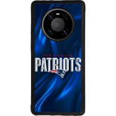 Coque Huawei Mate 40 Pro - Silicone rigide noir Super Bowl 26 Patriots 2