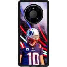 Coque Huawei Mate 40 Pro - Silicone rigide noir Super Bowl 26 Patriots 3