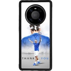 Huawei Mate 40 Pro Case Hülle - Silikon schwarz Thank you Roger
