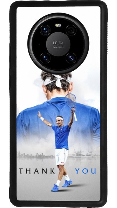 Coque Huawei Mate 40 Pro - Silicone rigide noir Thank you Roger