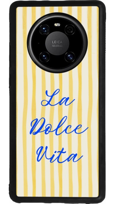 Coque Huawei Mate 40 Pro - Silicone rigide noir The good life 2026