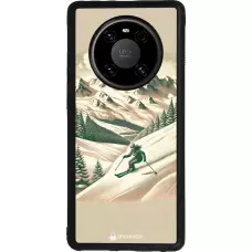 Huawei Mate 40 Pro Case Hülle - Silikon schwarz Vintage Skiberg