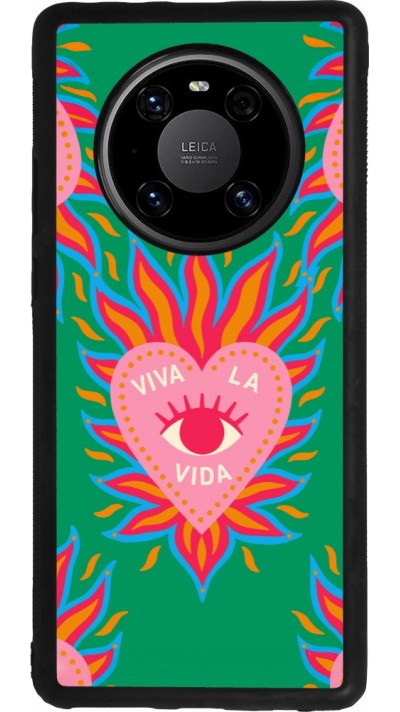 Coque Huawei Mate 40 Pro - Silicone rigide noir Viva la vida 2026