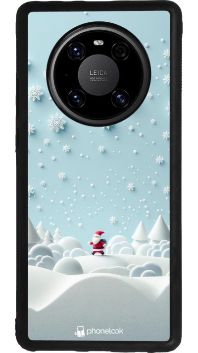 Huawei Mate 40 Pro Case Hülle - Silikon schwarz Weihnachten 2023 Kleiner Vater Schneeflocke