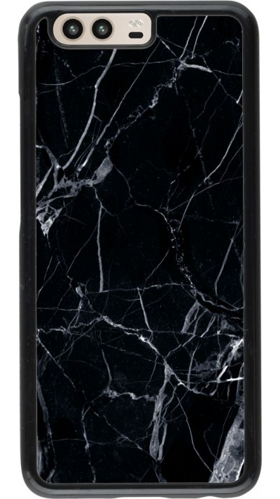 Coque Huawei P10 - Marble Black 01