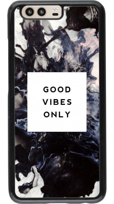 Coque Huawei P10 - Marble Good Vibes Only