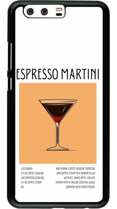 Coque Huawei P10 Plus - Cocktail recette Espresso Martini