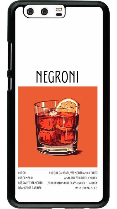 Coque Huawei P10 Plus - Cocktail recette Negroni