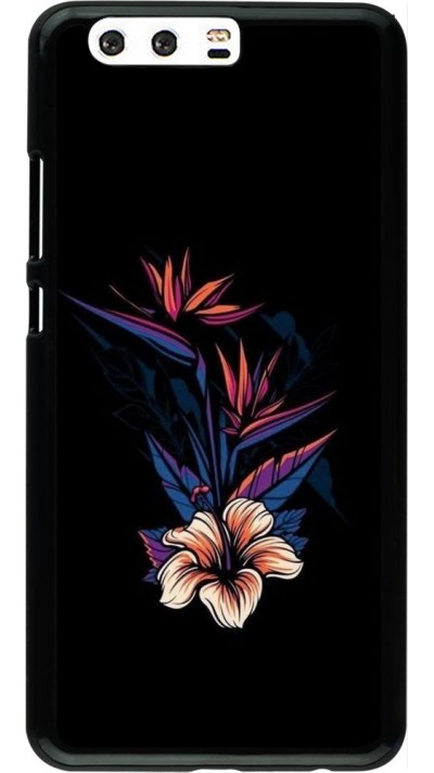Hülle Huawei P10 Plus - Dark Flowers