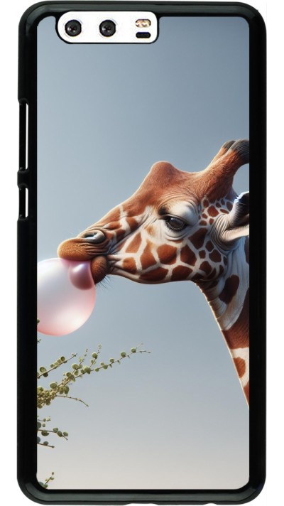 Coque Huawei P10 Plus - Girafe à bulle