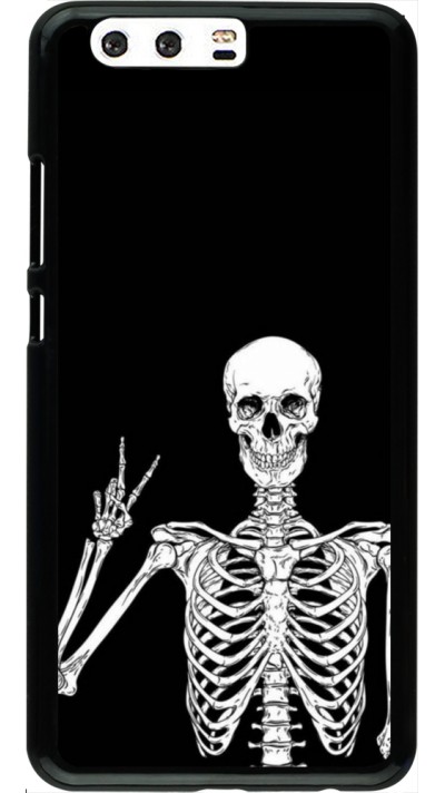 Coque Huawei P10 Plus - Halloween 2023 peace skeleton