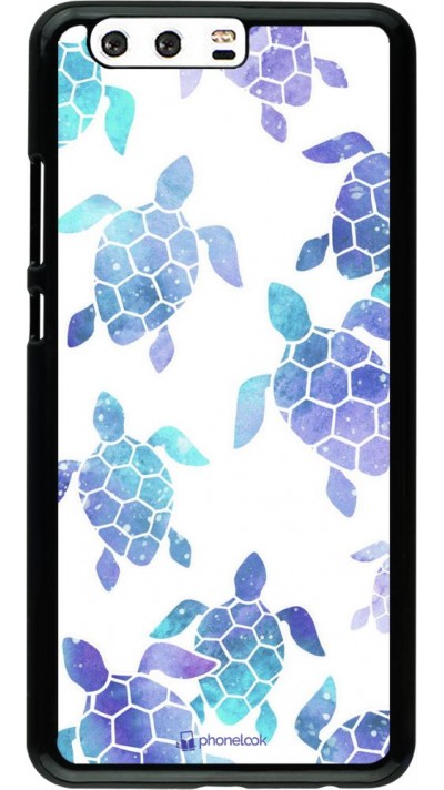 Coque Huawei P10 Plus - Turtles pattern watercolor