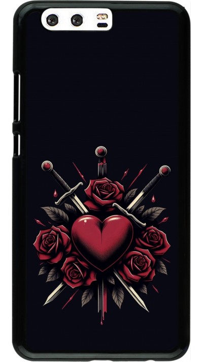 Huawei P10 Plus Case Hülle - Valentine 2024 gothic love