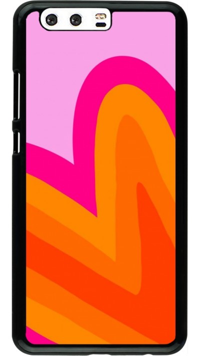 Huawei P10 Plus Case Hülle - Valentine 2024 heart gradient