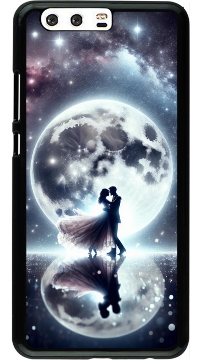 Huawei P10 Plus Case Hülle - Valentin 2024 Liebe unter dem Mond
