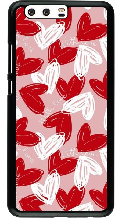 Huawei P10 Plus Case Hülle - Valentine 2024 with love heart
