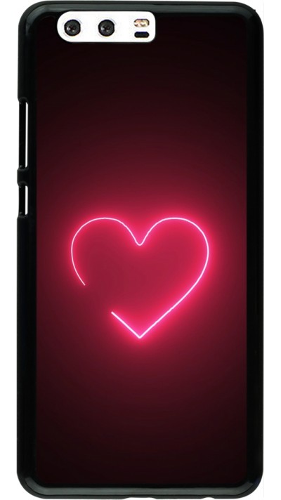 Coque Huawei P10 Plus - Valentine 2023 single neon heart