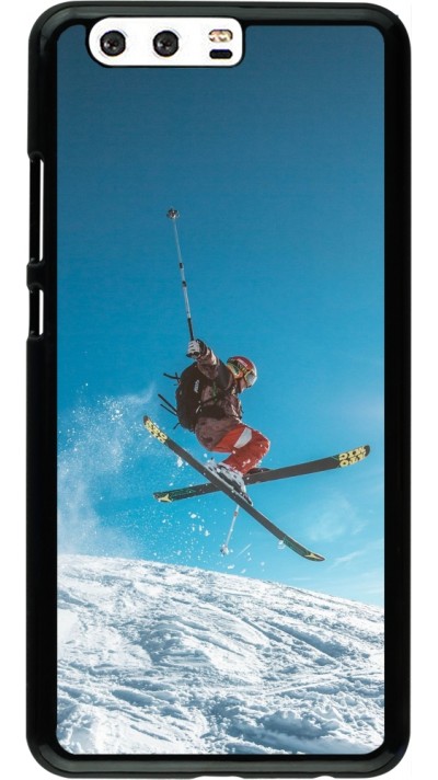 Huawei P10 Plus Case Hülle - Winter 22 Ski Jump