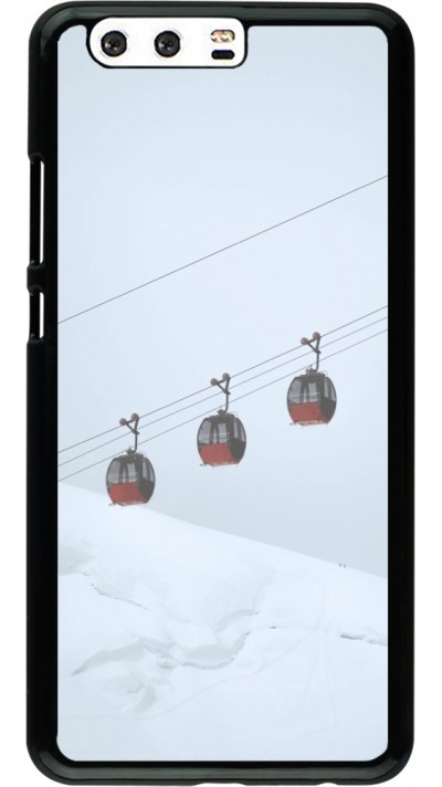 Huawei P10 Plus Case Hülle - Winter 22 ski lift