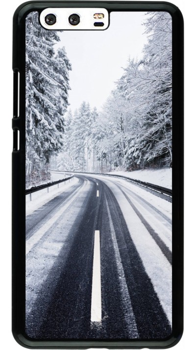 Coque Huawei P10 Plus - Winter 22 Snowy Road
