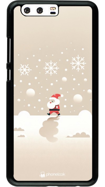 Huawei P10 Plus Case Hülle - Weihnachten 2023 Minimalistischer Weihnachtsmann