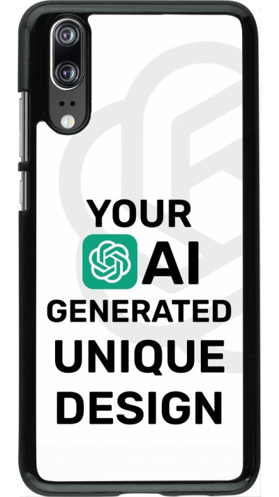 Coque Huawei P20 - 100% unique générée par intelligence artificielle (AI) avec vos idées