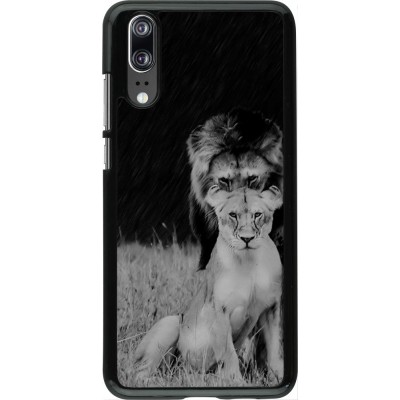 Coque Huawei P20 - Angry lions
