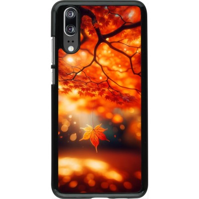 Huawei P20 Case Hülle - Herbst Magisch Orange