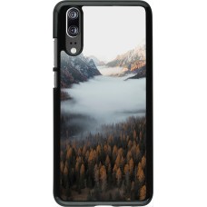 Huawei P20 Case Hülle - Autumn 22 forest lanscape