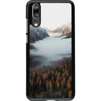 Huawei P20 Case Hülle - Autumn 22 forest lanscape