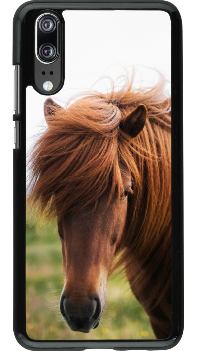Coque Huawei P20 - Autumn 22 horse in the wind