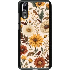 Huawei P20 Case Hülle - Autumn 25 Flower pattern