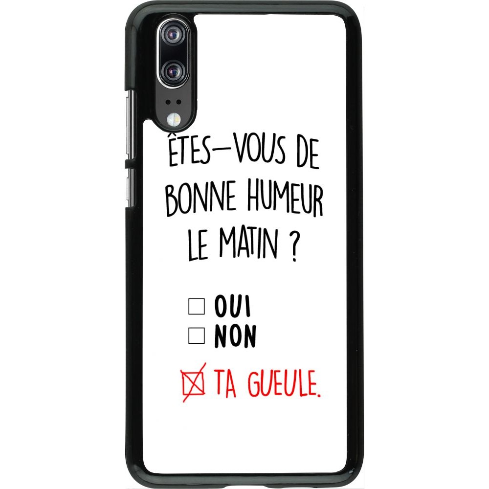 Hülle Huawei P20 - Bonne humeur matin