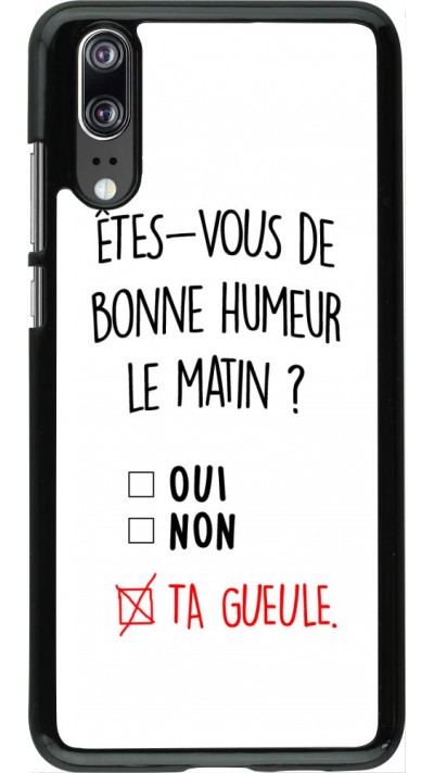 Hülle Huawei P20 - Bonne humeur matin