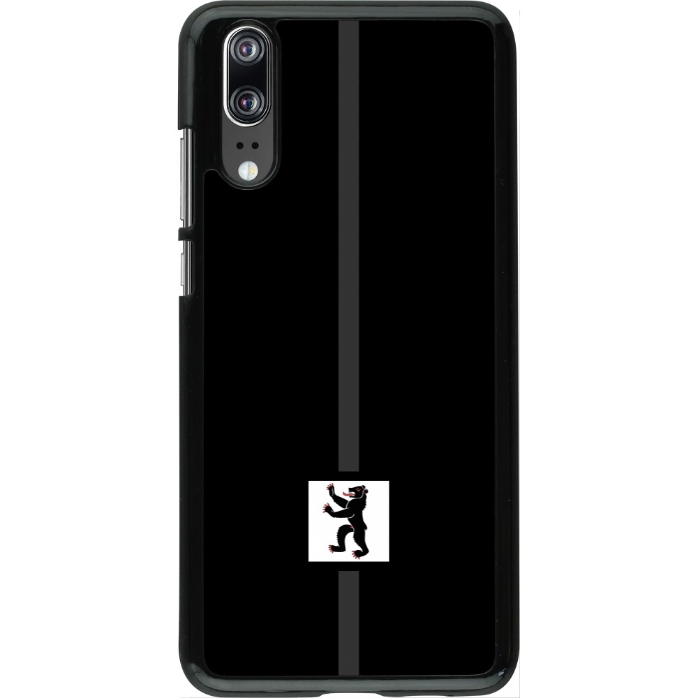 Huawei P20 Case Hülle - Kanton AI schwarz