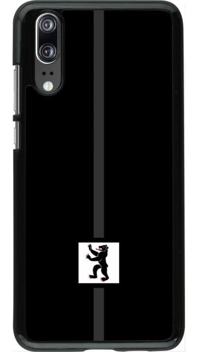 Huawei P20 Case Hülle - Kanton AI schwarz