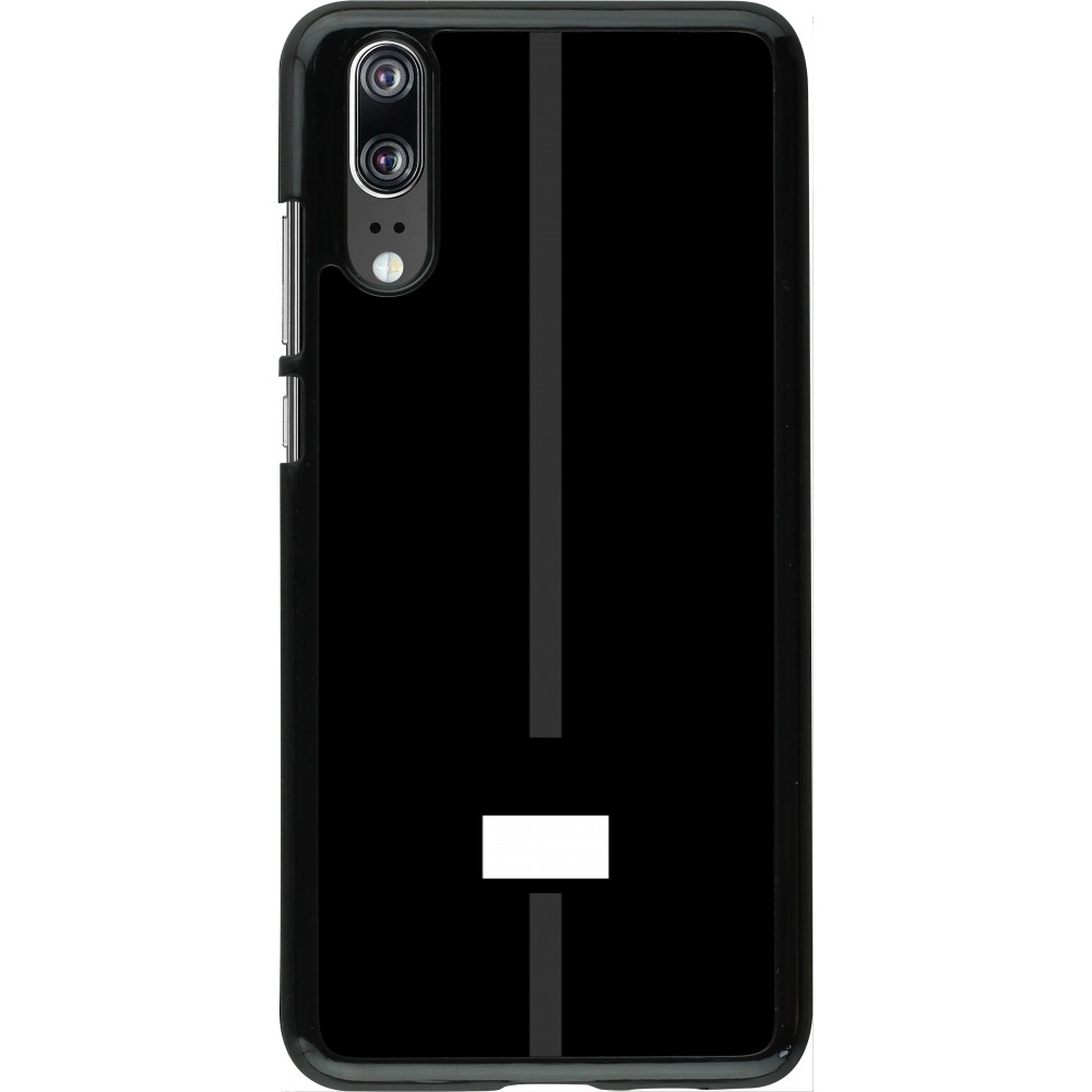 Huawei P20 Case Hülle - Kanton FR schwarz