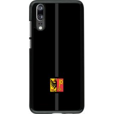 Huawei P20 Case Hülle - Kanton GE schwarz